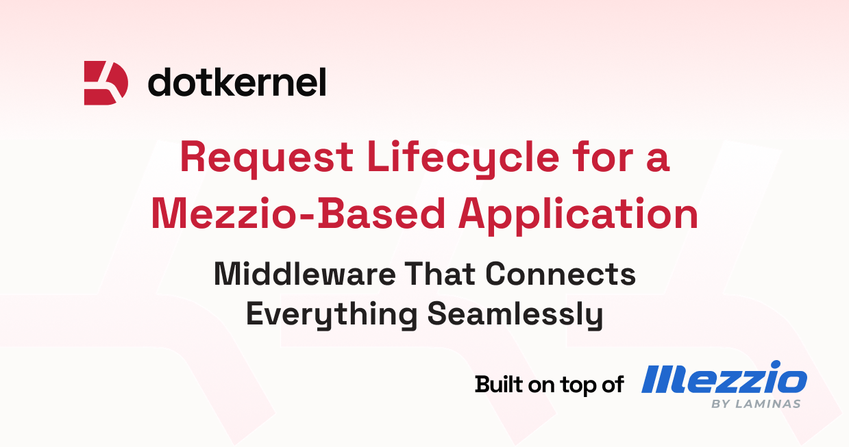 Request Lifecycle for a Mezzio-Based Application